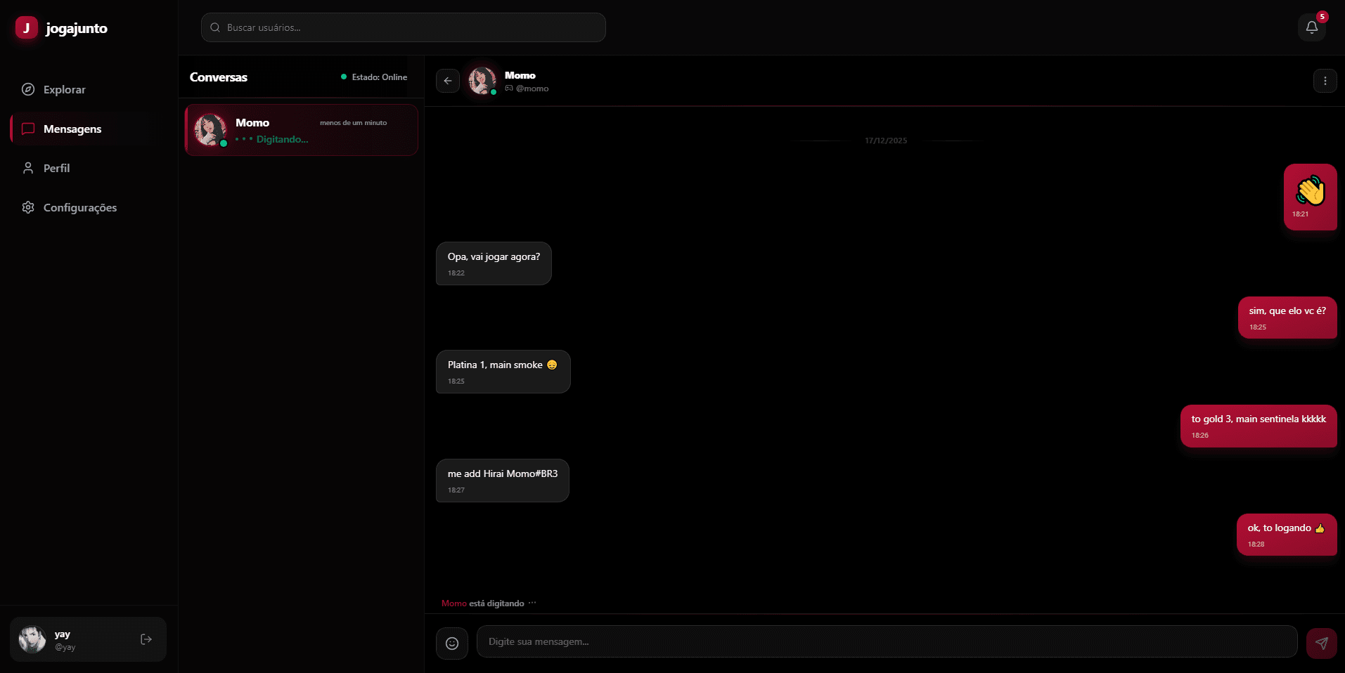 Chat preview
